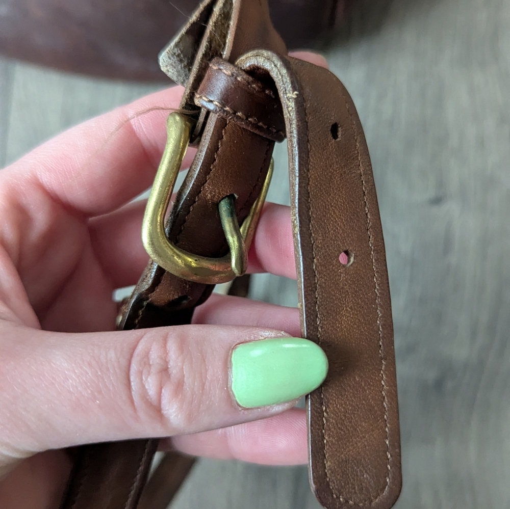 Vintage Coach Cognac Leather Backpack - Picture 6 of 16